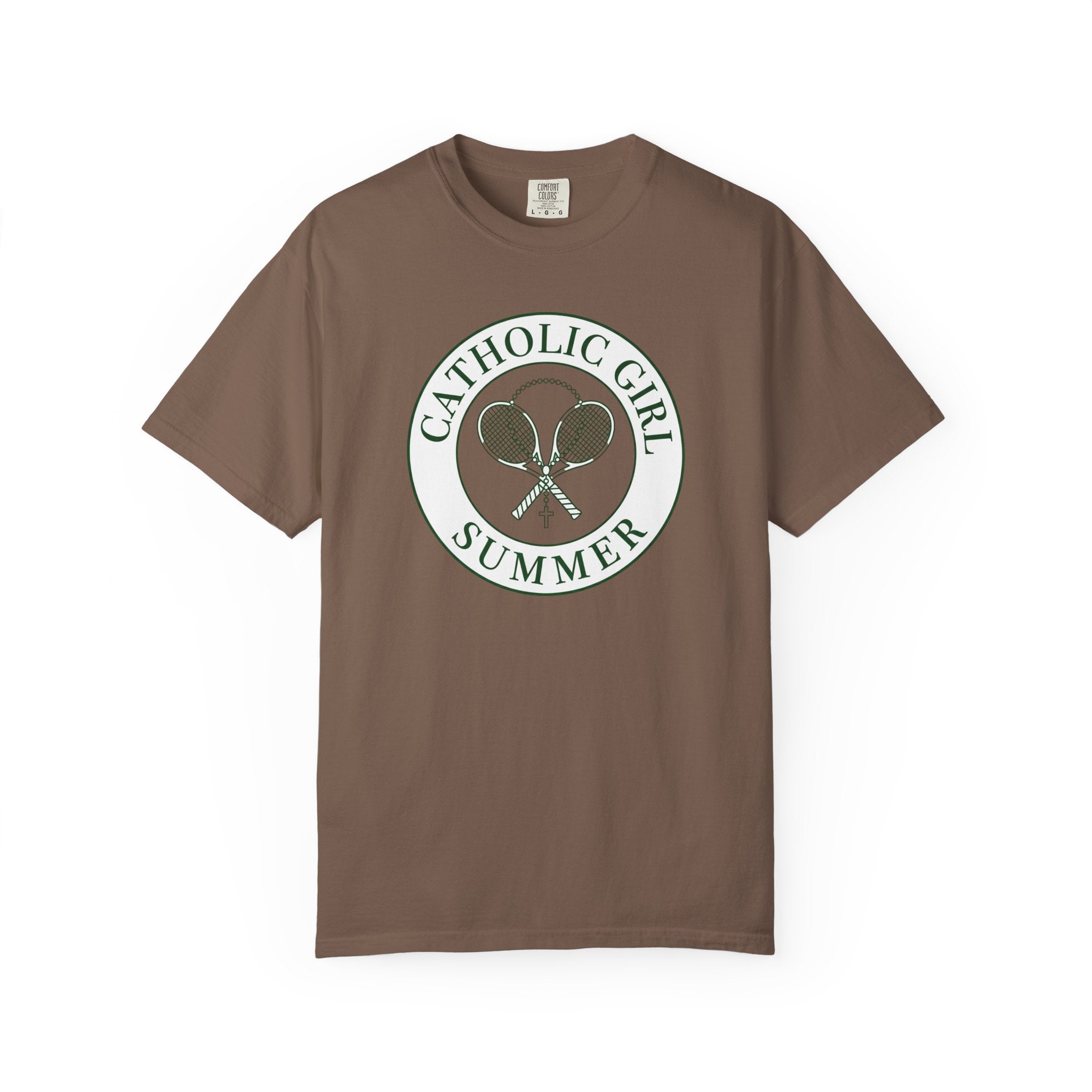 Catholic Girl Summer Tennis T-Shirt