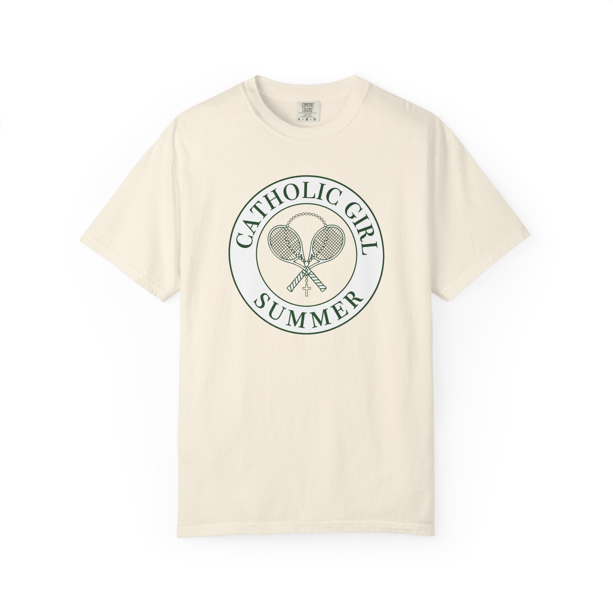 Catholic Girl Summer Tennis T-Shirt