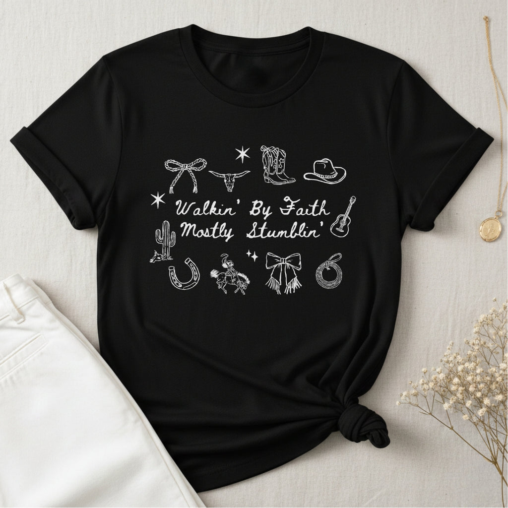 Walkin' By Faith T-Shirt