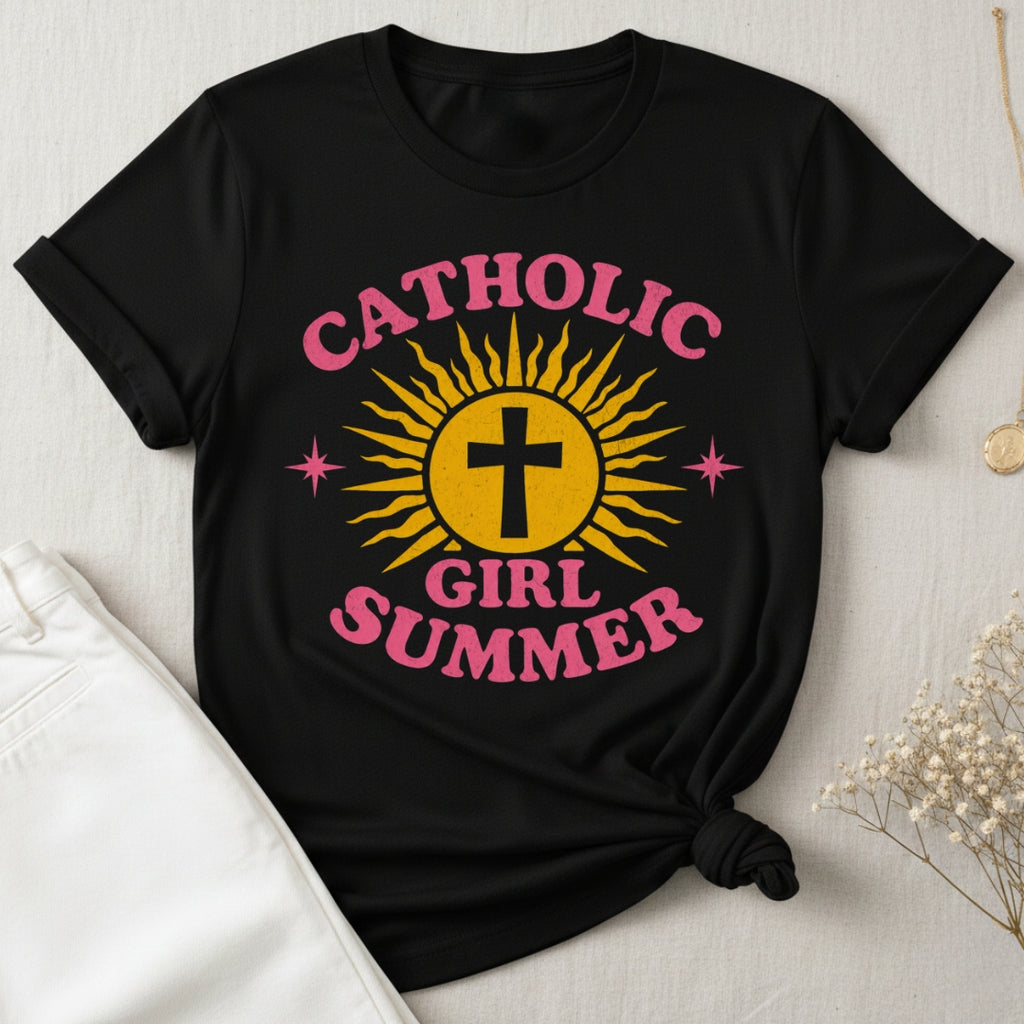 Catholic Girl Summer T-Shirt