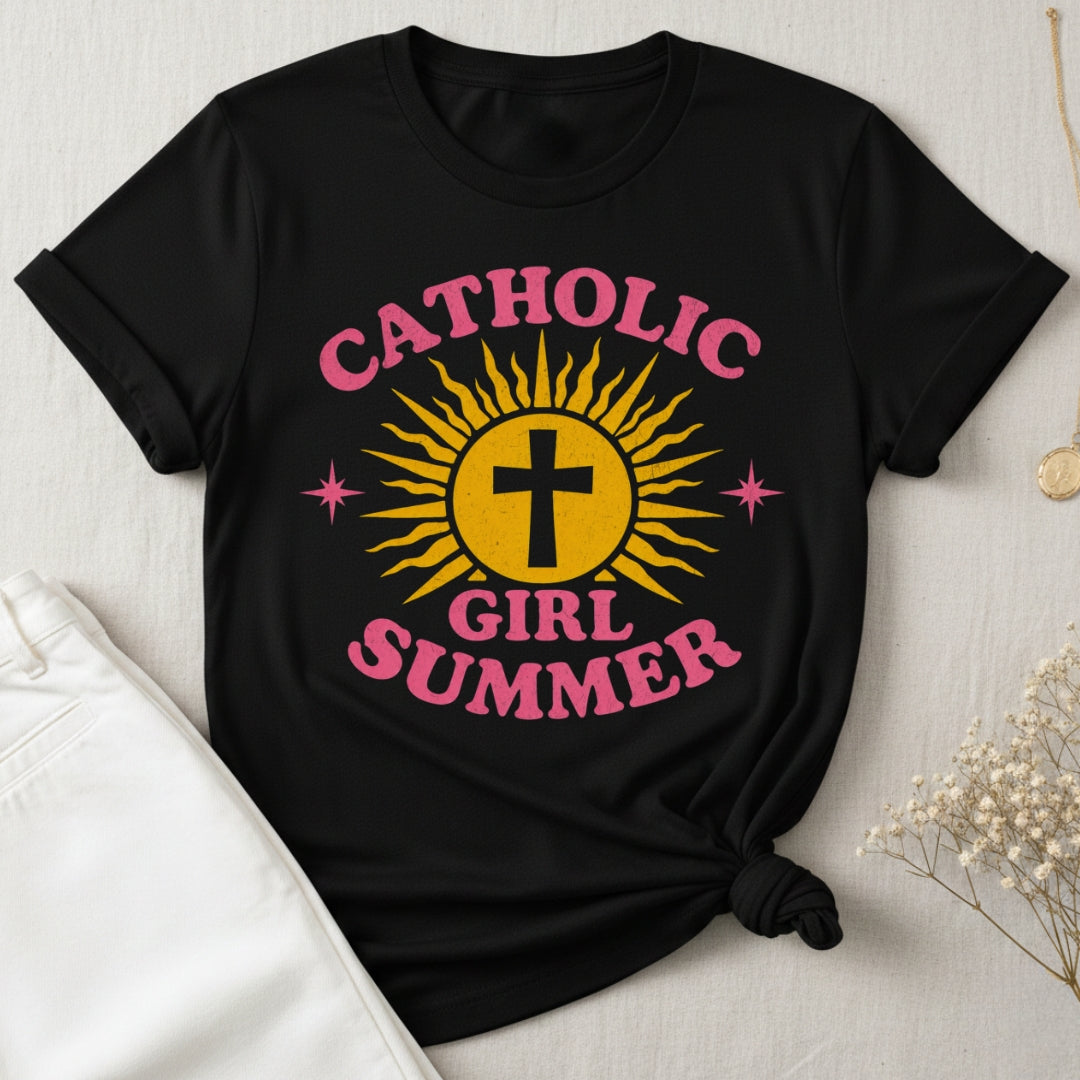 Catholic Girl Summer T-Shirt