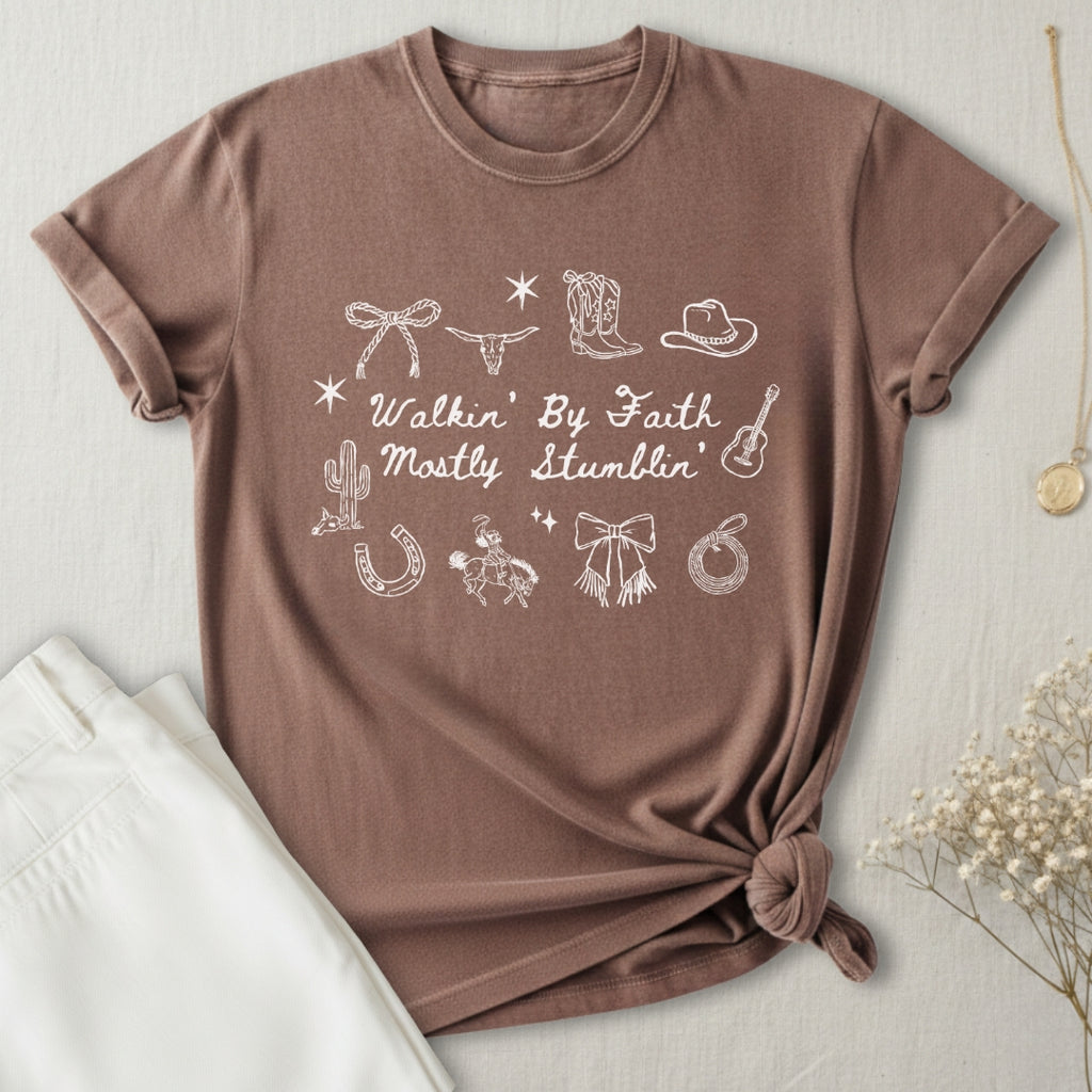 Walkin' By Faith T-Shirt