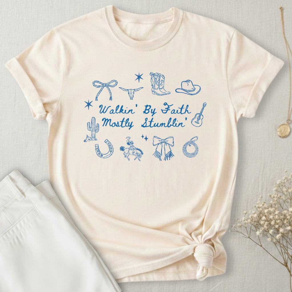 Walkin' By Faith T-Shirt