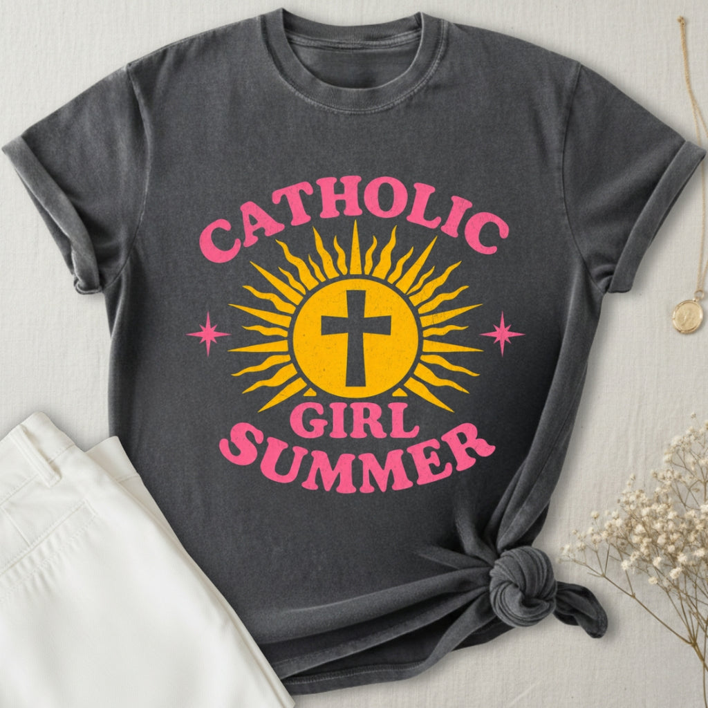 Catholic Girl Summer T-Shirt