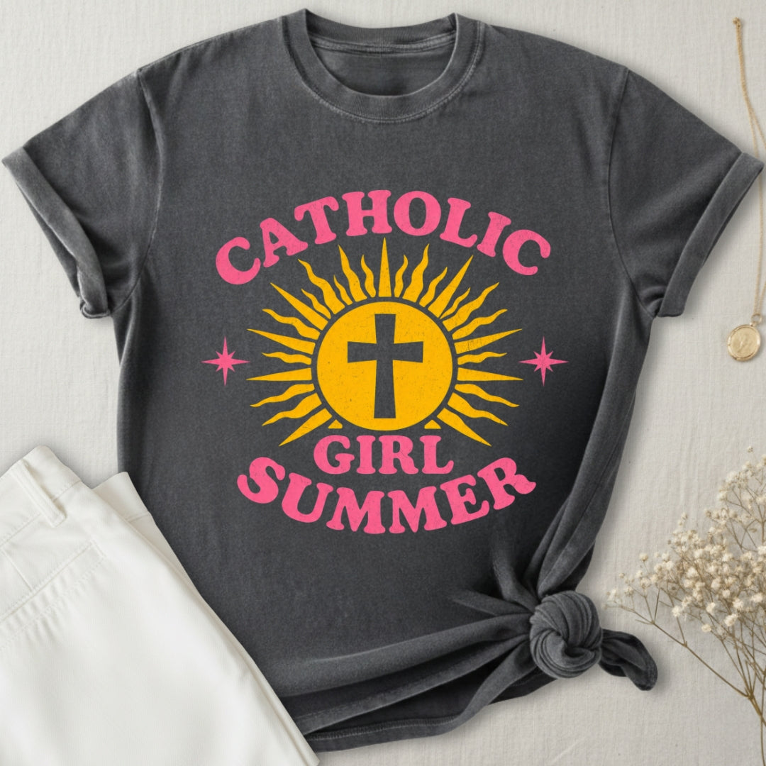 Catholic Girl Summer T-Shirt